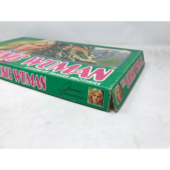 THE BIONIC WOMAN Board Game PARKER BROTHERS 1976 1970s - Picture 11 of 11